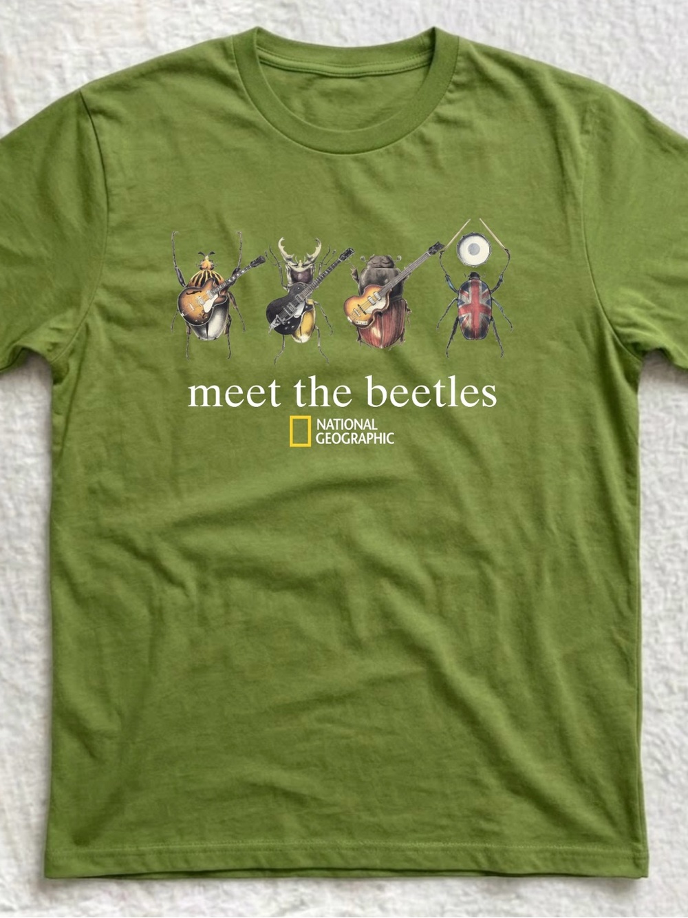 National Geographic Green "Meet the Beetles" Graphic Tee